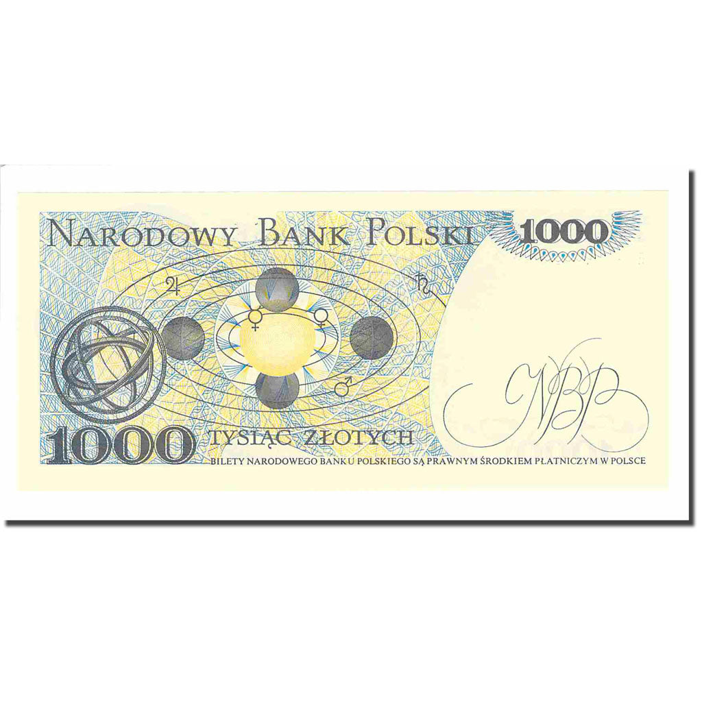 Nota, Polónia, 1000 Zlotych, 1982, 1982-06-01, KM:146c, UNC(65-70)