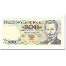 Banknote, Poland, 200 Zlotych, 1986, 1986-06-01, KM:144c, UNC(63)