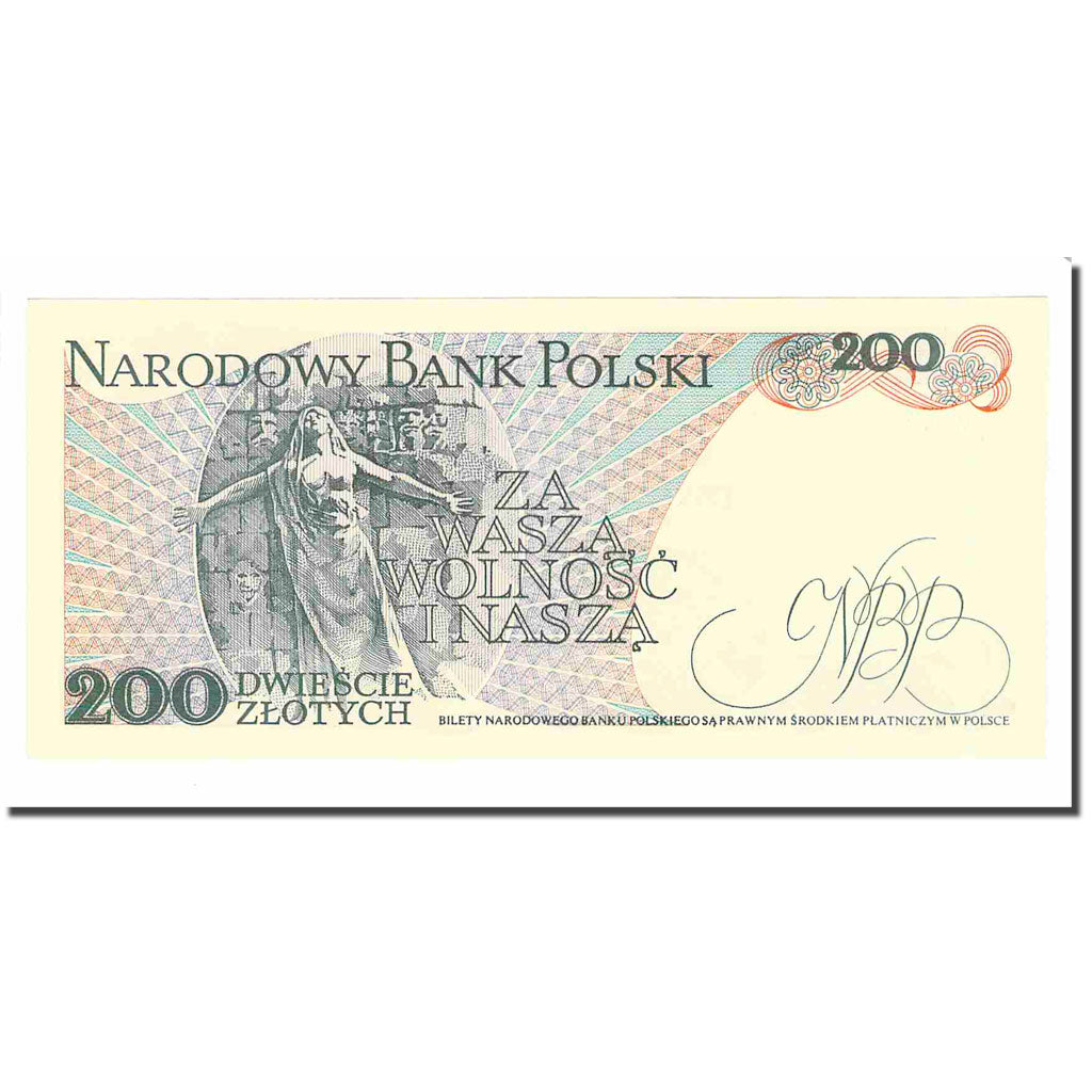 Geldschein, Polen, 200 Zlotych, 1986, 1986-06-01, KM:144c, UNZ-