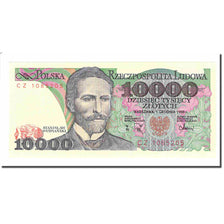 Nota, Polónia, 10,000 Zlotych, 1988, 1988-12-01, KM:151b, UNC(63)