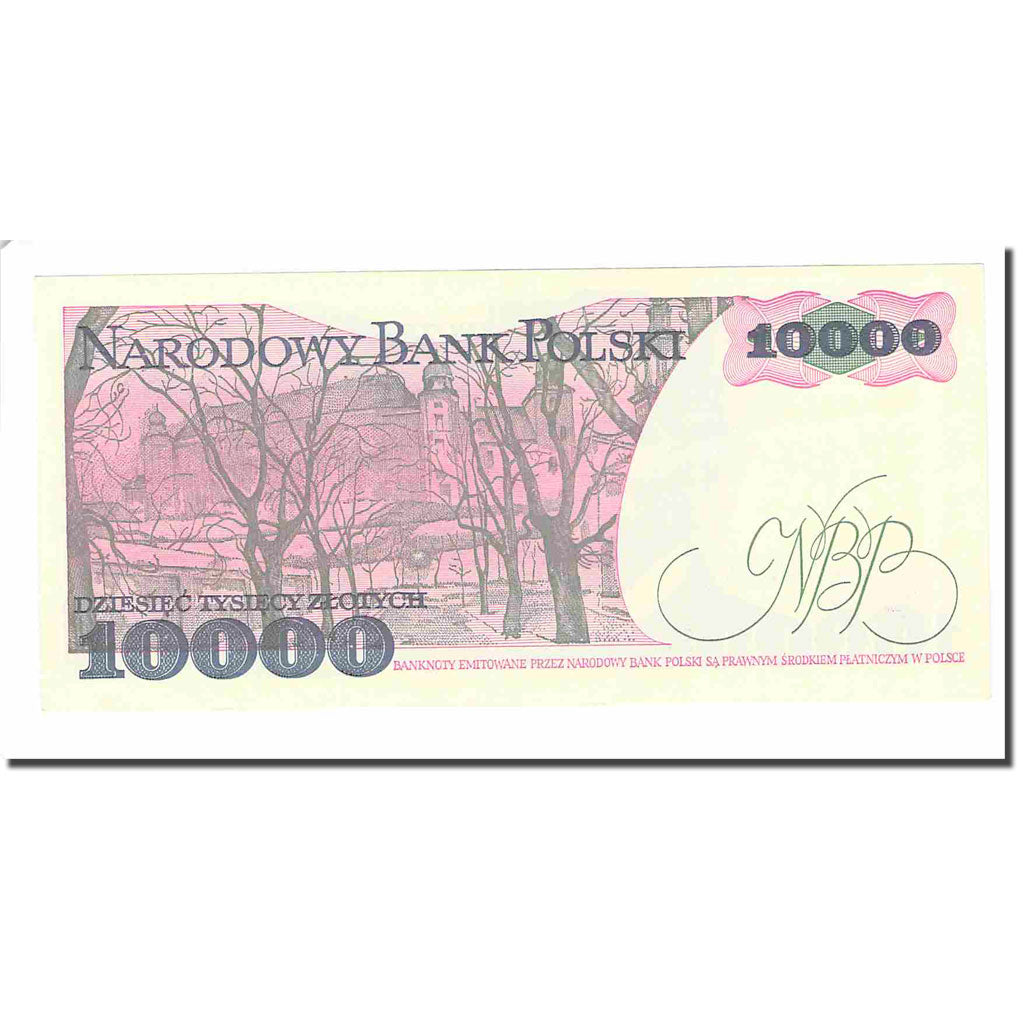 Banknote, Poland, 10,000 Zlotych, 1988, 1988-12-01, KM:151b, UNC(64)