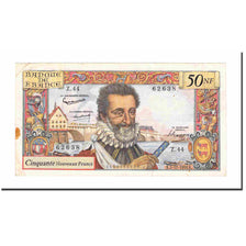 France, 50 Nouveaux Francs, Henri IV, 1959, 1959-11-05, EF(40-45), Fayette:58.4