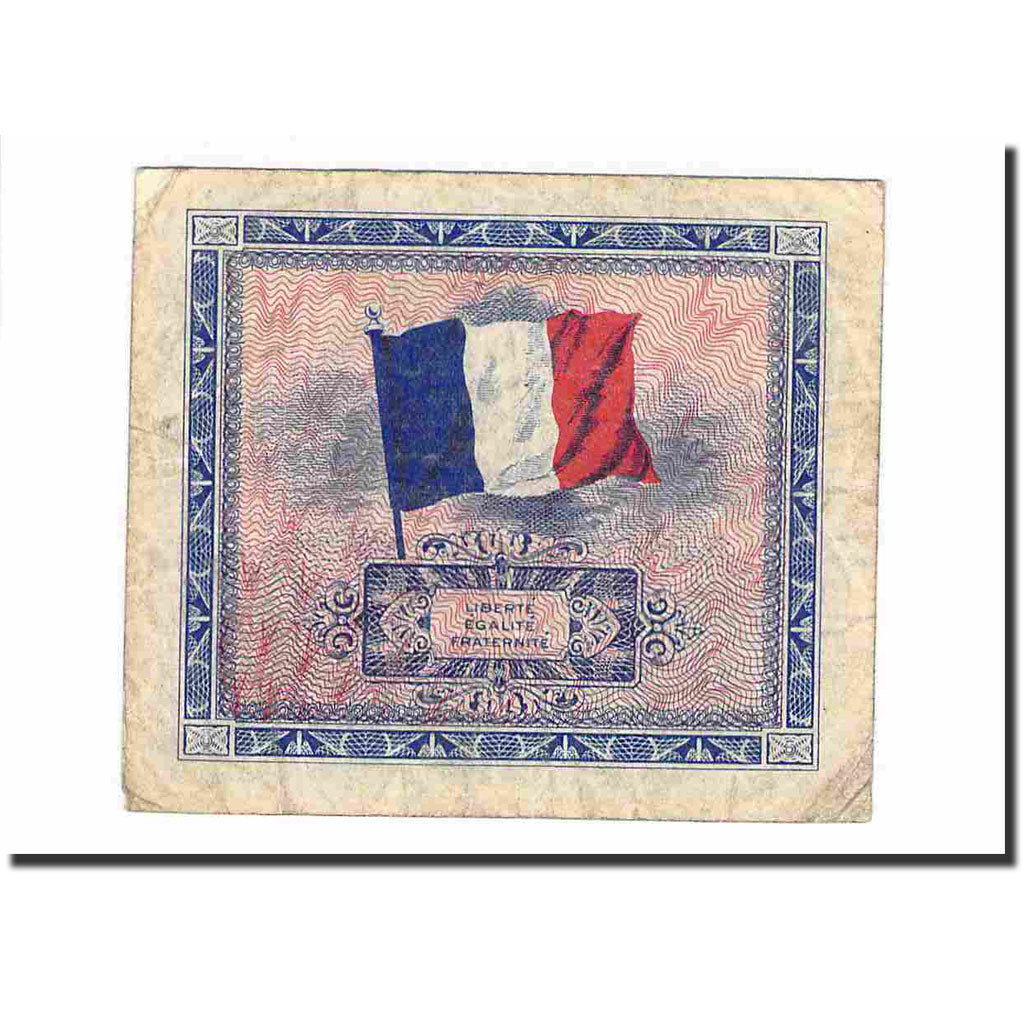 France, 5 Francs, 1944, VF(30-35), Fayette:VF17.1, KM:115a