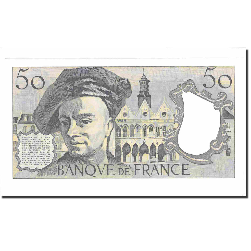 France, 50 Francs, Quentin de La Tour, 1979, SPL, Fayette:67.4, KM:152a