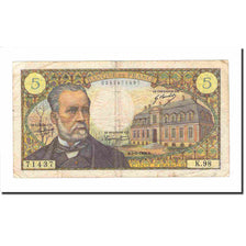 France, 5 Francs, Victor Hugo, 1969, 1969-06-05, F(12-15), Fayette:61.10