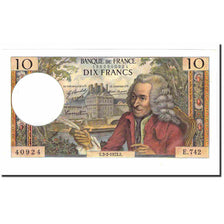 Frankrijk, 10 Francs, Voltaire, 1972, 1972-03-02, SUP+, Fayette:62.54, KM:147d