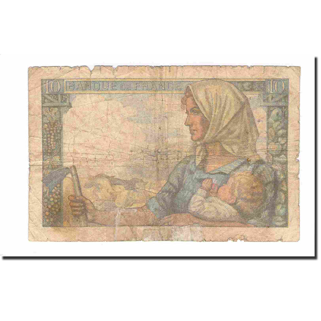 Francia, 10 Francs, Mineur, 1947, 1947-10-30, B, Fayette:8.18, KM:99f