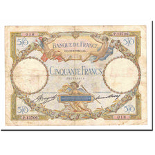 France, 50 Francs, Luc Olivier Merson, 1933, 1933-06-15, VF(20-25)