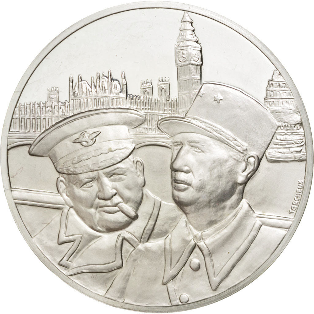 FRANCE, History, French State, Medal, MS(60-62), Silver, 44, 39.10
