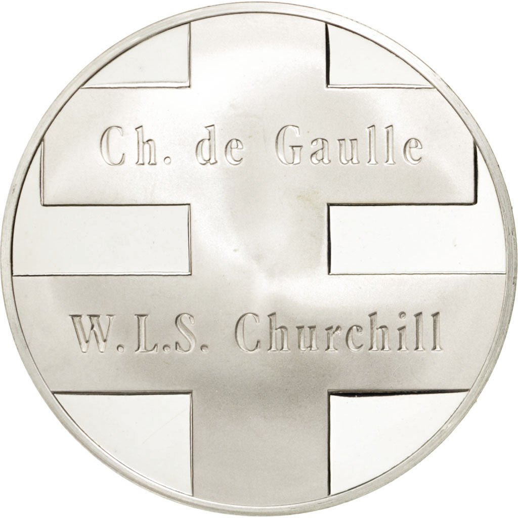 FRANCE, History, French State, Medal, MS(60-62), Silver, 44, 39.10