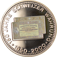 Switzerland, Medal, 150 Ans de la Monnaie Suisse, 5 FRANCS, 2000, MS(64)