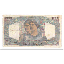 Francja, 1000 Francs, 1949, 1949-11-03, VG(8-10), Fayette:41.29, KM:130b