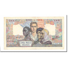 France, 5000 Francs, Empire Français, 1945, 1945-10-10, EF(40-45)