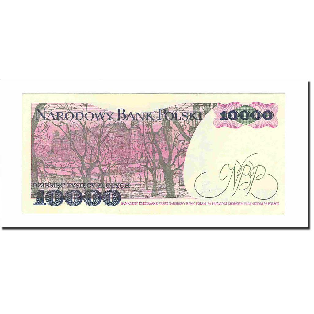 Banknote, Poland, 10,000 Zlotych, 1988, 1988-12-01, KM:151b, UNC(63)