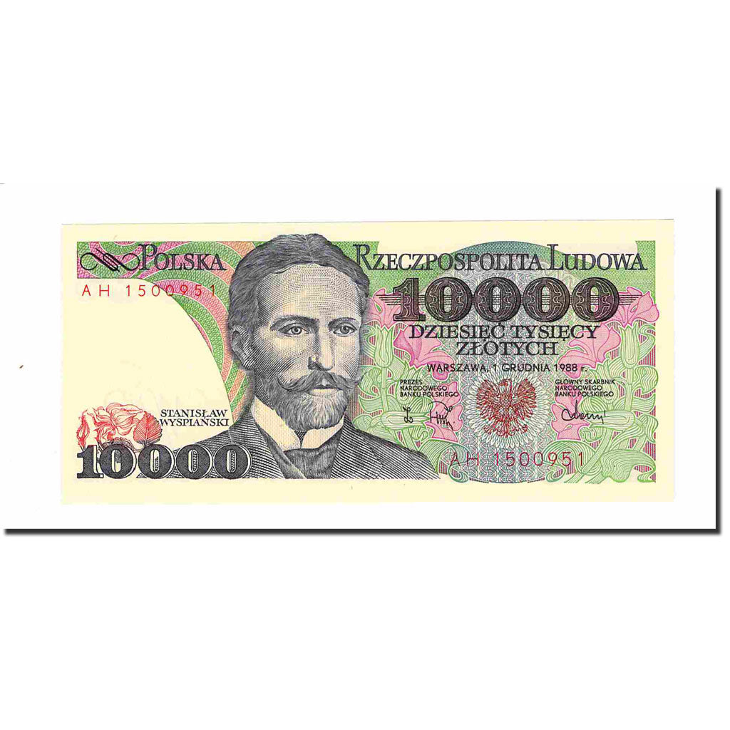 Billet, Pologne, 10,000 Zlotych, 1988, 1988-12-01, KM:151b, NEUF