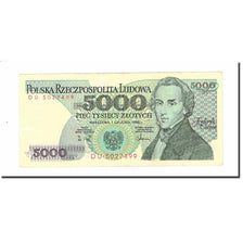 Banconote, Polonia, 5000 Zlotych, 1988, 1988-12-01, KM:150c, BB+