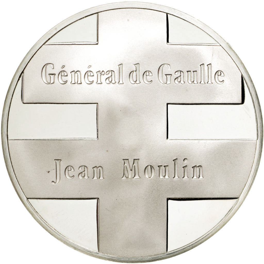 Vie de Charles de Gaulle, Médaille, Générale de Gaulle et Jean Moulin
