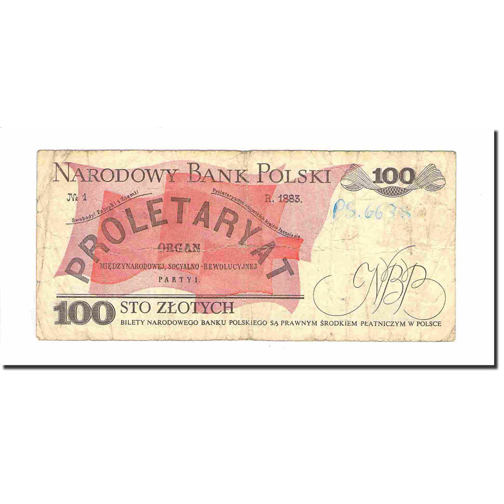 Geldschein, Polen, 100 Zlotych, 1988, 1988-12-01, KM:143e, GE
