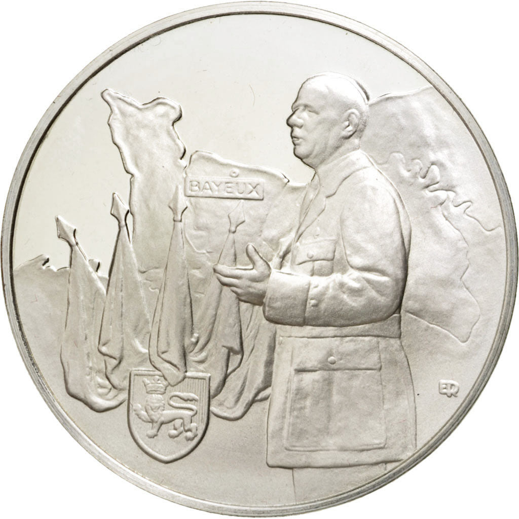 Vie de Charles de Gaulle, Médaille, Bayeux