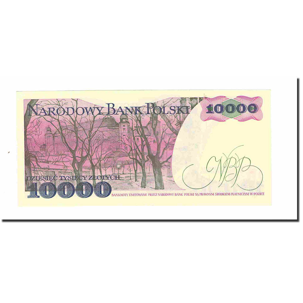 Banknote, Poland, 10,000 Zlotych, 1988, 1988-12-01, KM:151b, UNC(63)