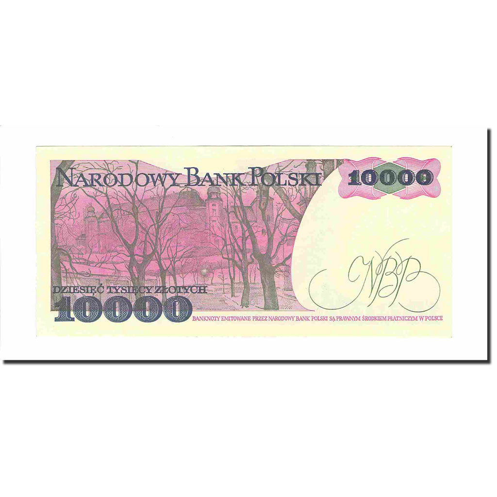Banknote, Poland, 10,000 Zlotych, 1988, 1988-12-01, KM:151b, UNC(63)