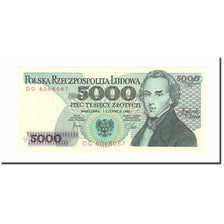 Nota, Polónia, 5000 Zlotych, 1982, 1982-06-01, KM:150a, UNC(65-70)