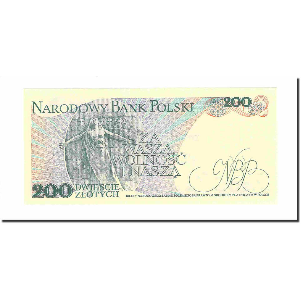 Banknote, Poland, 200 Zlotych, 1988, 1988-12-01, KM:144c, UNC(63)