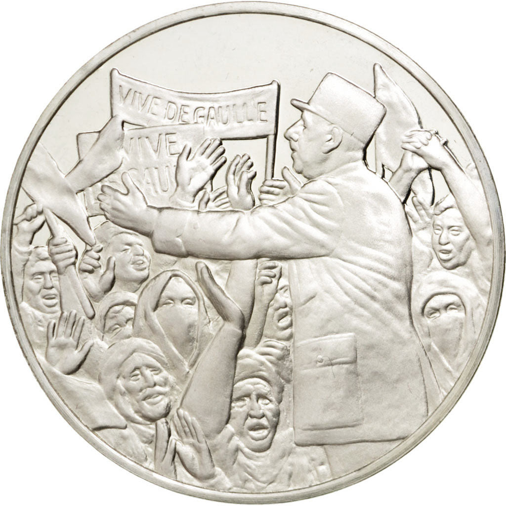 Vie de Charles de Gaulle, Médaille, L'Algérie