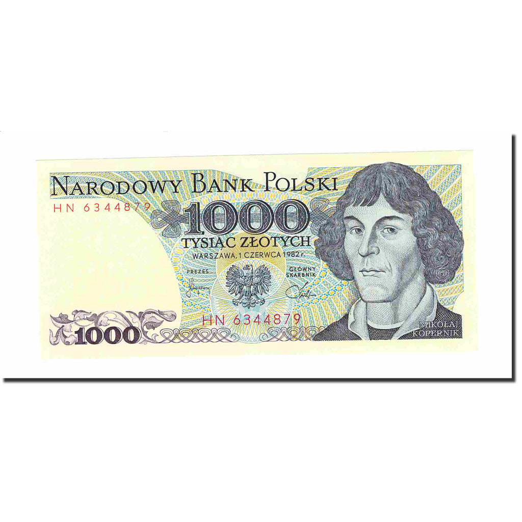 Banknote, Poland, 1000 Zlotych, 1982, 1982-06-01, KM:146c, UNC(64)