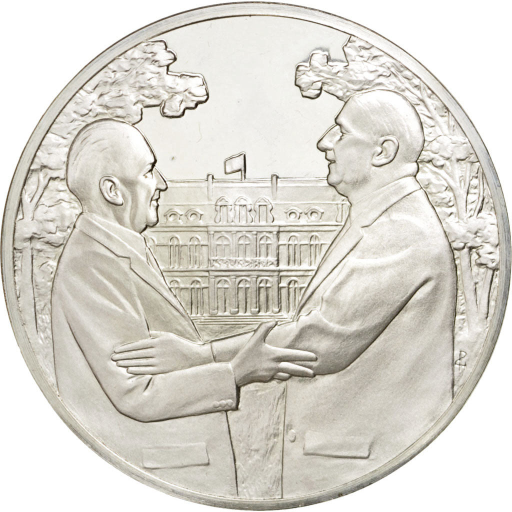 FRANCE, History, French Fifth Republic, Medal, MS(60-62), Silver, 44, 39.10