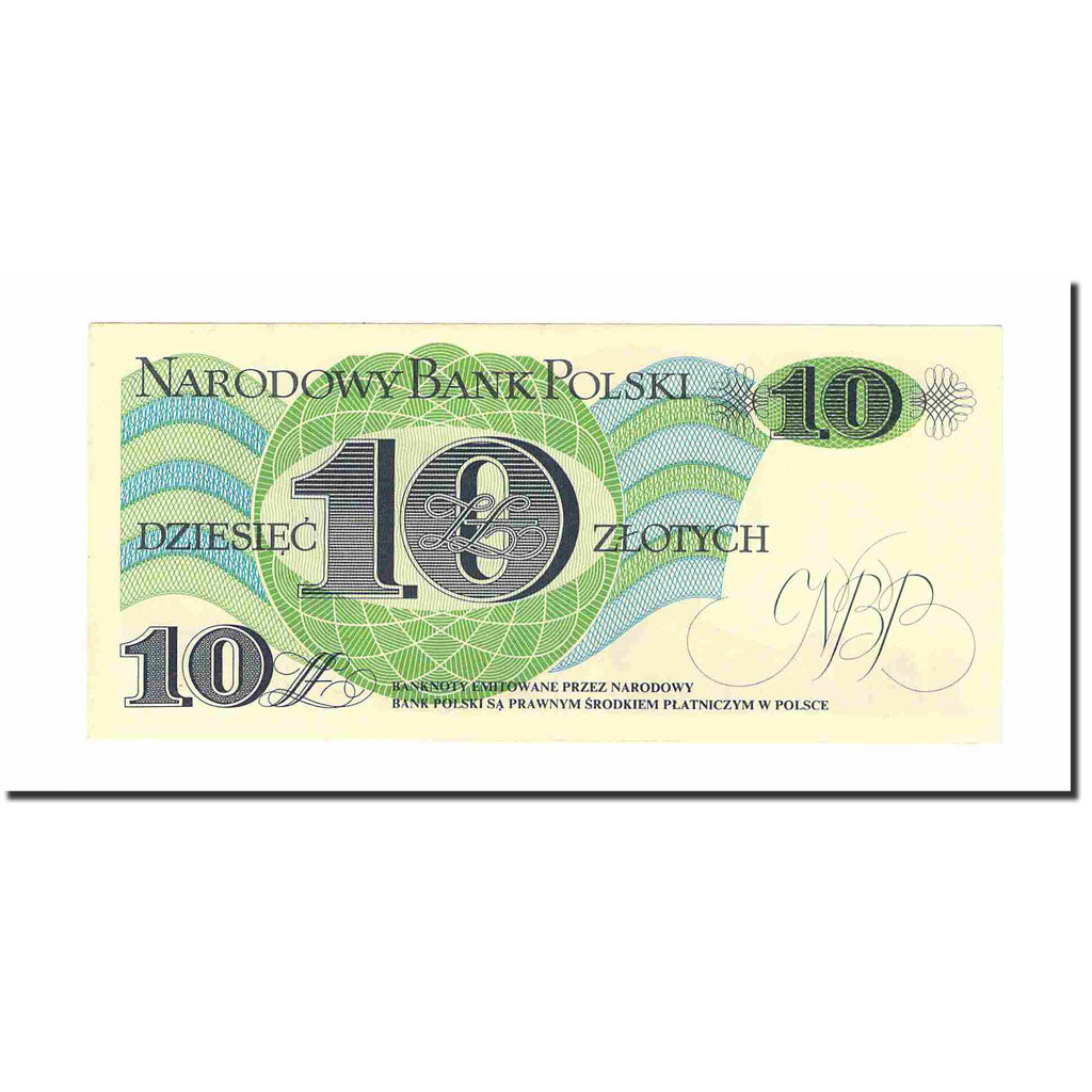 Banknote, Poland, 10 Zlotych, 1982, 1982-06-01, KM:148a, UNC(60-62)
