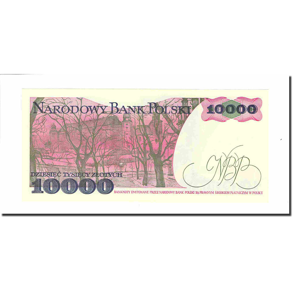 Billet, Pologne, 10,000 Zlotych, 1988, 1988-12-01, KM:151b, SPL+