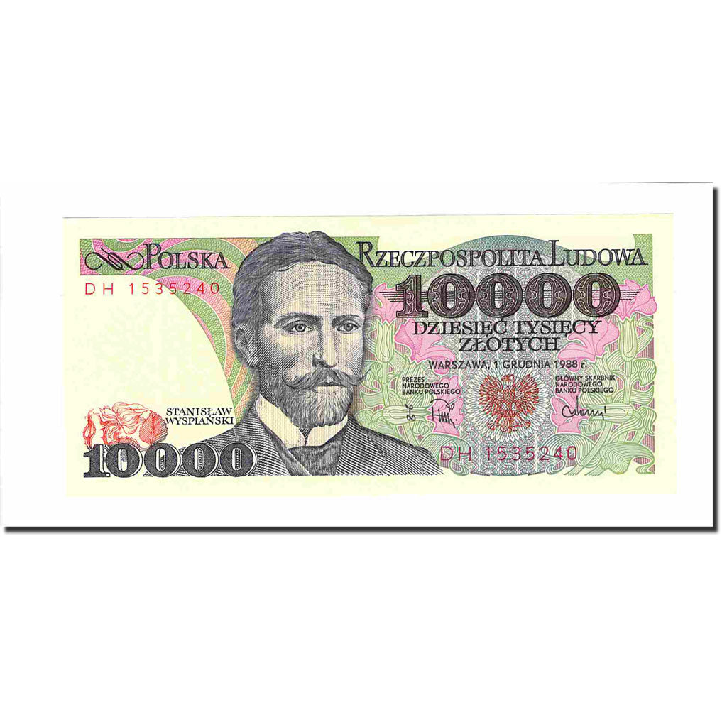 Geldschein, Polen, 10,000 Zlotych, 1988, 1988-12-01, KM:151b, UNZ