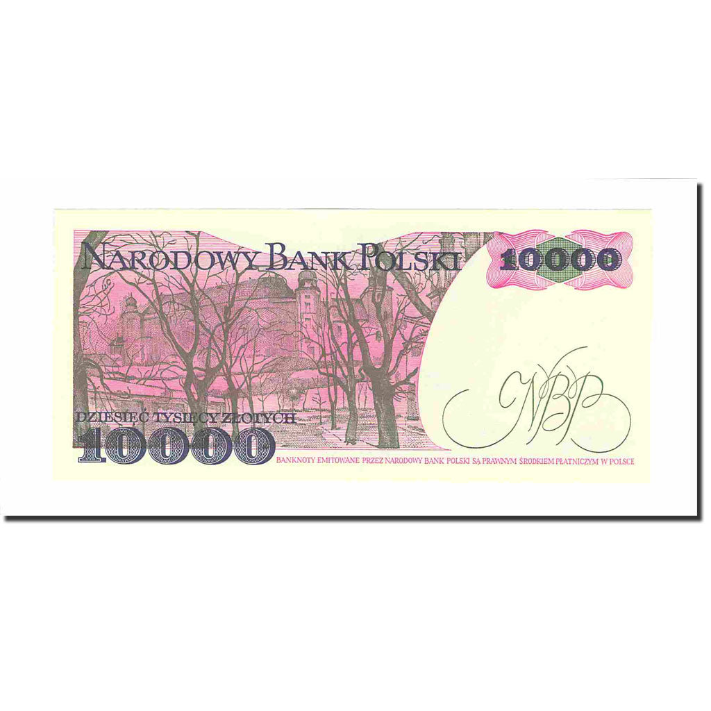 Geldschein, Polen, 10,000 Zlotych, 1988, 1988-12-01, KM:151b, UNZ