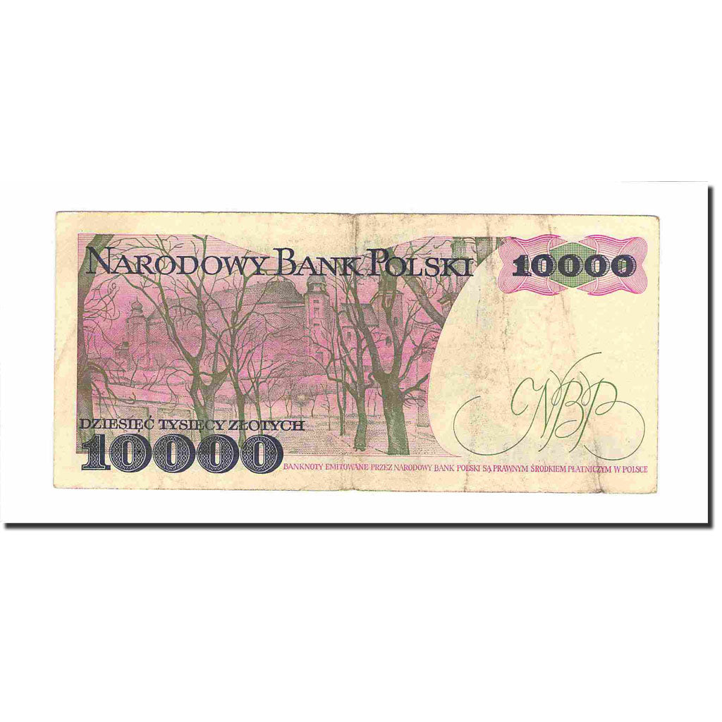 Billet, Pologne, 10,000 Zlotych, 1987, 1987-02-01, KM:151a, TB+