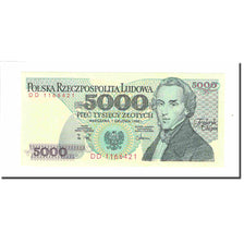 Banknote, Poland, 5000 Zlotych, 1988, 1988-12-01, KM:150c, UNC(63)