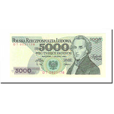 Banknote, Poland, 5000 Zlotych, 1988, 1988-12-01, KM:150c, UNC(63)