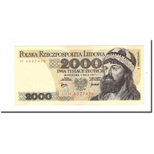 Banknote, Poland, 2000 Zlotych, 1977, 1977-05-01, KM:147a, AU(50-53)