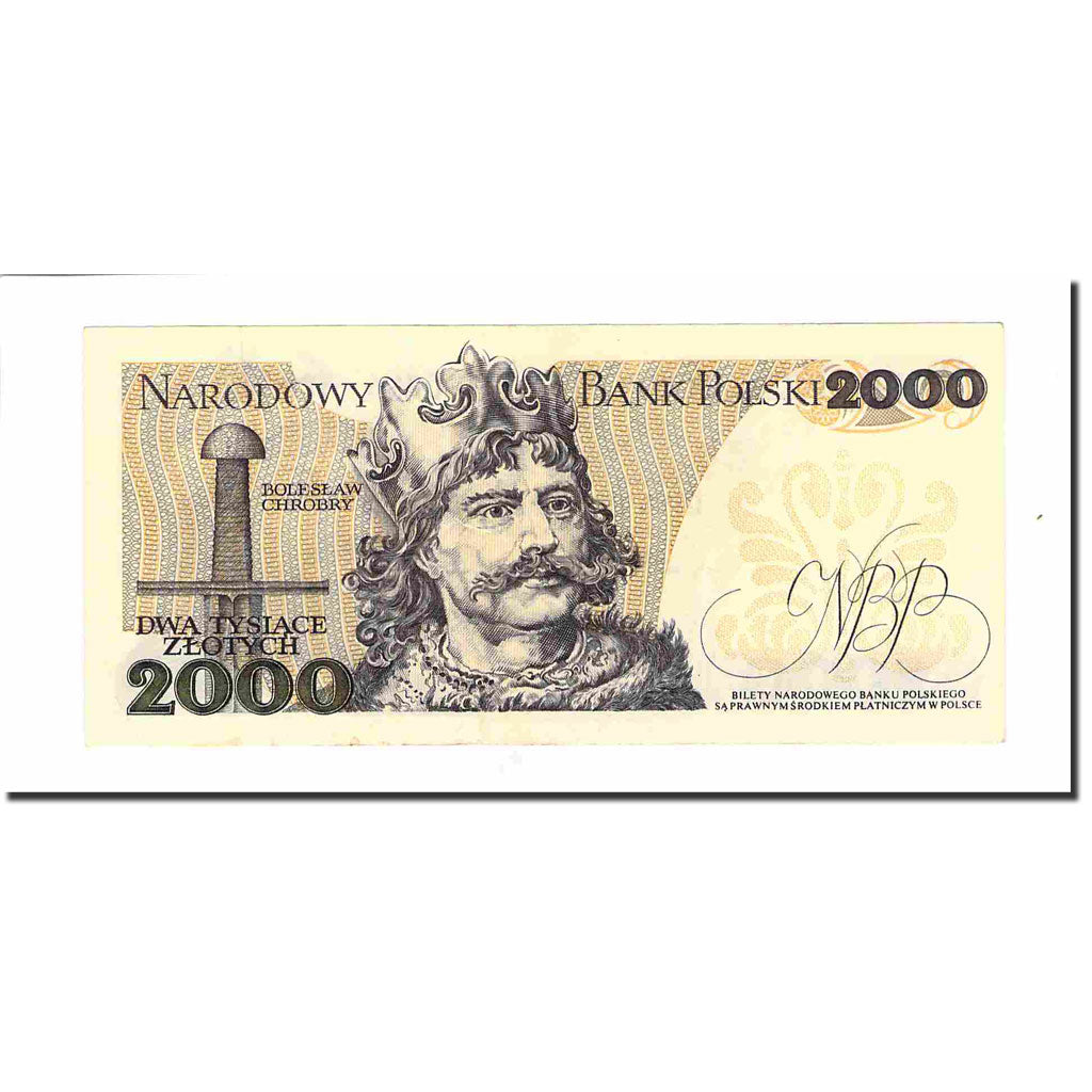 Banknote, Poland, 2000 Zlotych, 1982, 1982-06-01, KM:147c, AU(55-58)