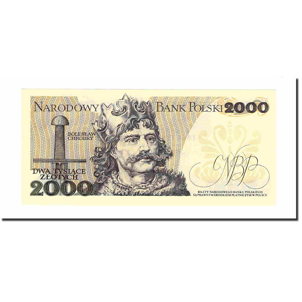 Banknote, Poland, 2000 Zlotych, 1982, 1982-06-01, KM:147c, UNC(60-62)