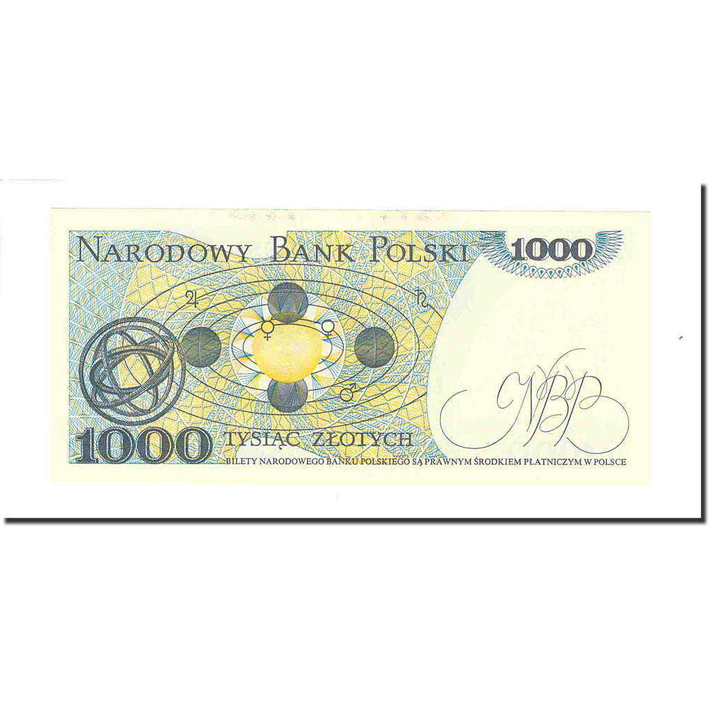 Geldschein, Polen, 1000 Zlotych, 1982, 1982-06-01, KM:146c, UNZ-