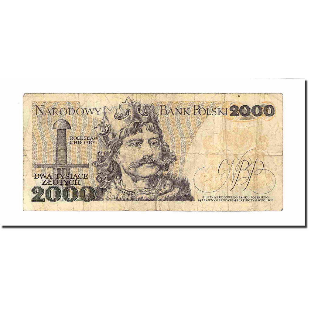 Banknote, Poland, 2000 Zlotych, 1979, 1979-06-01, KM:147b, VF(20-25)