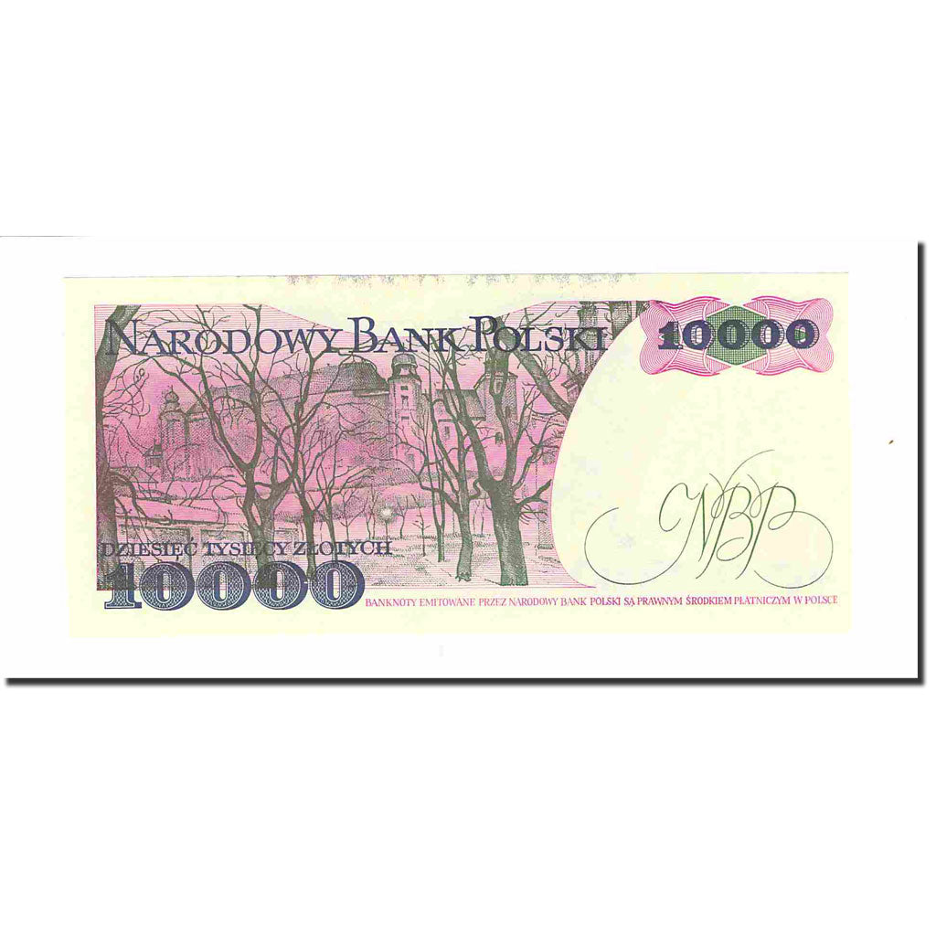 Banknote, Poland, 10,000 Zlotych, 1988, 1988-12-01, KM:151b, UNC(63)