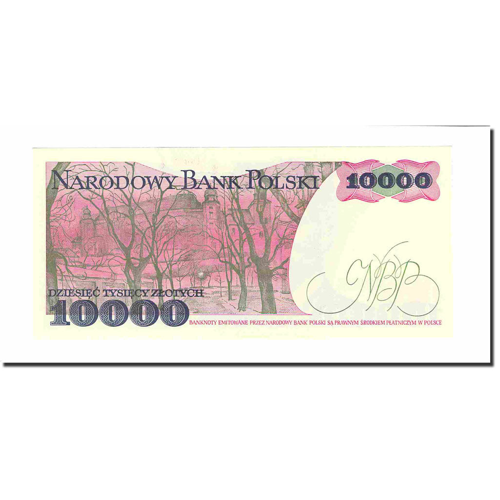 Billet, Pologne, 10,000 Zlotych, 1988, 1988-12-01, KM:151b, SPL