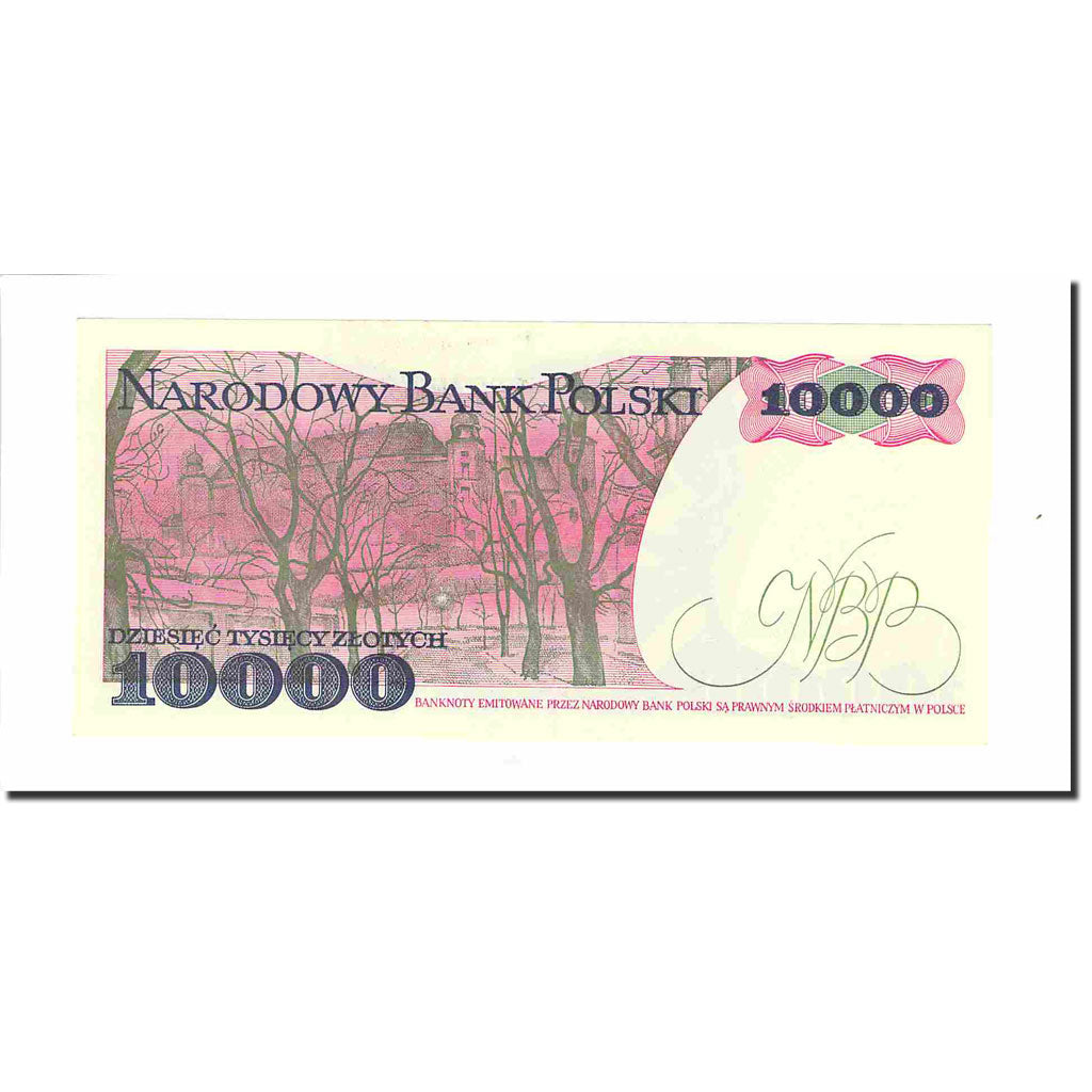 Banknote, Poland, 10,000 Zlotych, 1988, 1988-12-01, KM:151b, UNC(63)