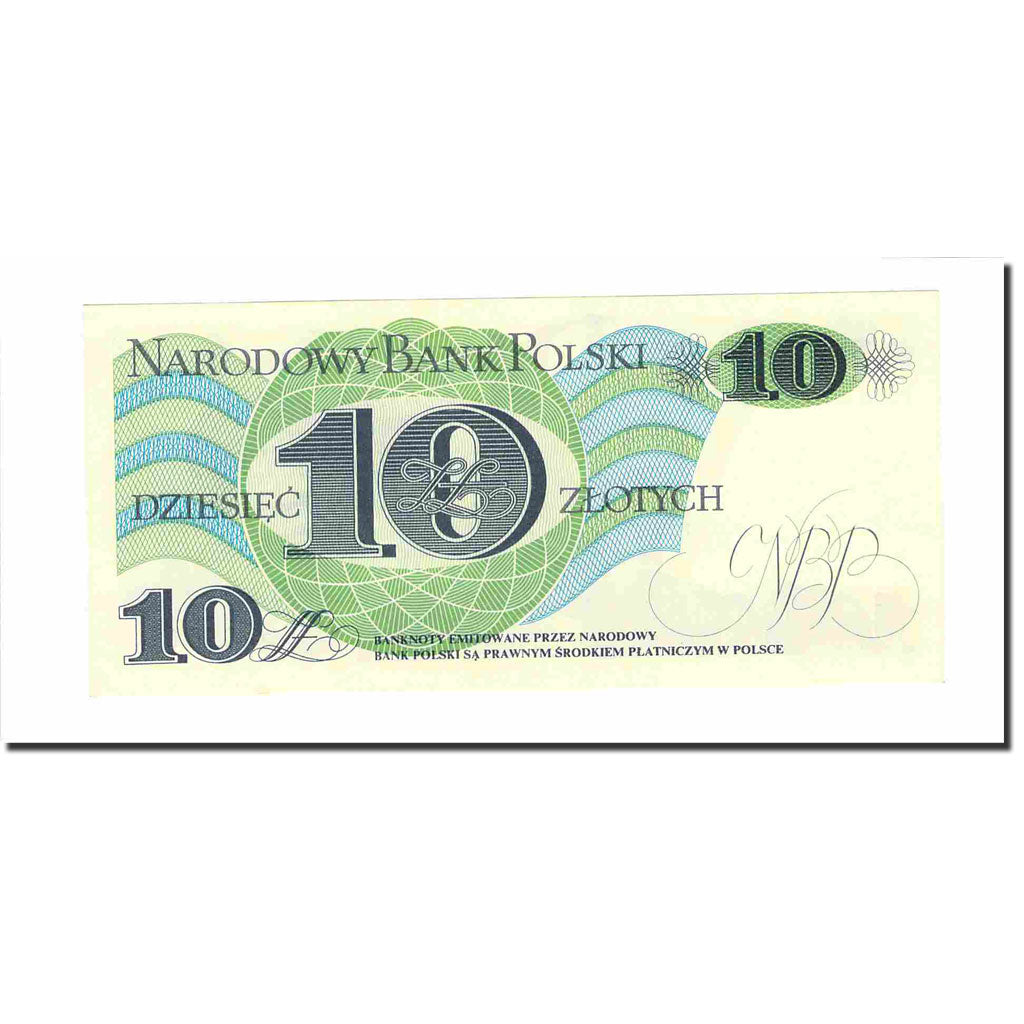 Banknote, Poland, 10 Zlotych, 1982, 1982-06-01, KM:148a, UNC(63)