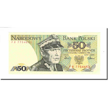 Biljet, Polen, 50 Zlotych, 1986, 1986-06-01, KM:142c, SPL
