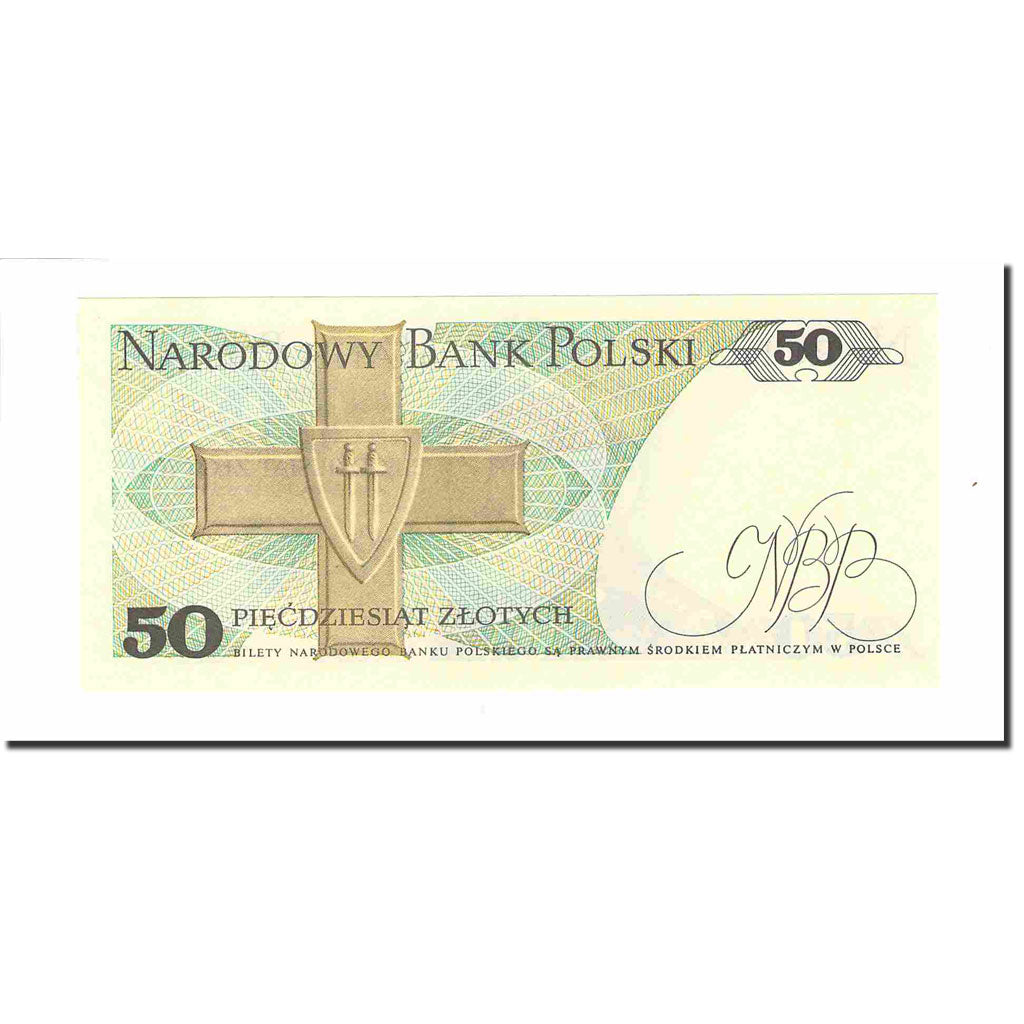 Biljet, Polen, 50 Zlotych, 1986, 1986-06-01, KM:142c, SPL