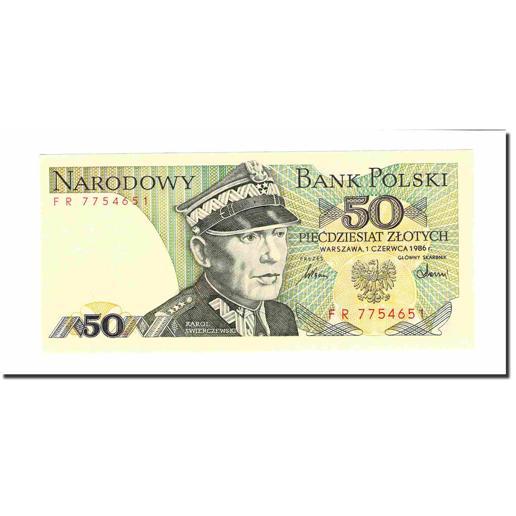 Banconote, Polonia, 50 Zlotych, 1986, 1986-06-01, KM:142c, SPL