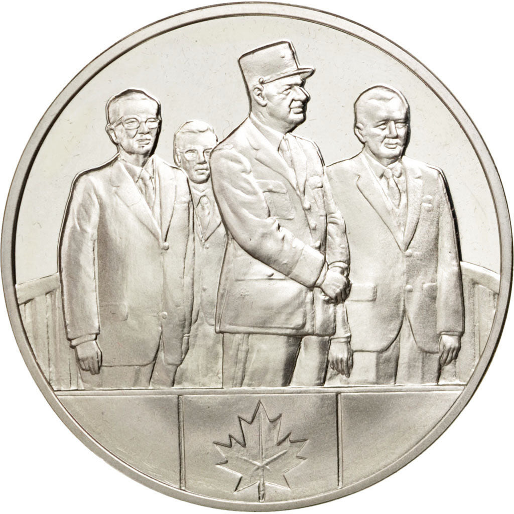 France, Medal, French Fifth Republic, History, MS(60-62), Silver